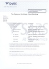 Tax Clearance Certificate - Good Standing